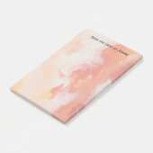 Waterverf Oranje wolken Post-it® Notes (Schuin)