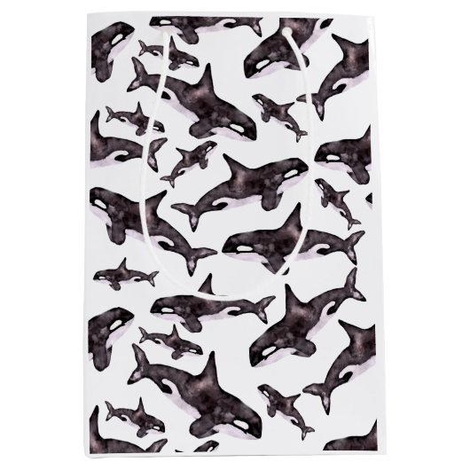 Waterverf Orca Medium Cadeauzakje (Voorkant)