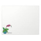 Waterverf orchidee Plant in mooie pot Notitieblok (Voorkant)