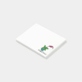 Waterverf orchidee Plant in mooie pot Post-it® Notes (Schuin)