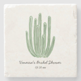 Waterverf Organ Pipe Cactus Bruidsdiner Stenen Onderzetter