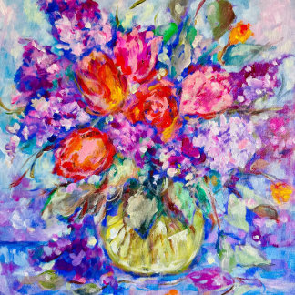 Waterverf Origineel Dank u Visitekaartje