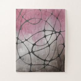 Waterverf Originele neurografie Kunst Puzzle Legpuzzel