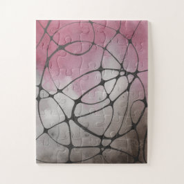 Waterverf Originele neurografie Kunst Puzzle Legpuzzel