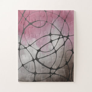 Waterverf Originele neurografie Kunst Puzzle Legpuzzel
