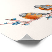 Waterverf Orioles Poster (Hoek)