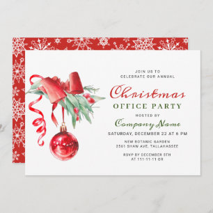 Waterverf Ornament kerstfeest Kaart