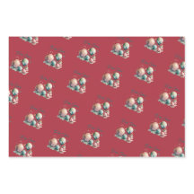 Waterverf Ornamenten Kerst