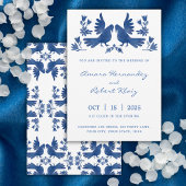 WATERVERF OTOMI BIRDS NAVY AANKONDIGING