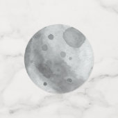 Waterverf Outer Space verjaardagsfeestje Confetti (Kleine voorkant)