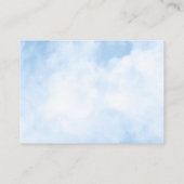 Waterverf over Cloud 9 Shower Details Informatiekaartje (Achterkant)