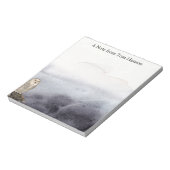 Waterverf Owl Blue Clouds - Aangepast Notitieblok (Gedraaid)