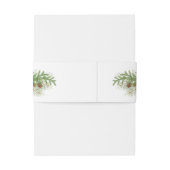 Waterverf Owl Kerstmis Uitnodigingen Wikkel (Achterkant Voorbeeld)