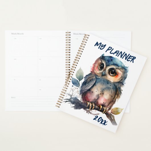 Waterverf Owl Planner (Display)