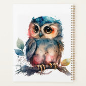 Waterverf Owl Planner (Achterkant)