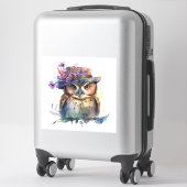 Waterverf Owl Sticker (Koffer)