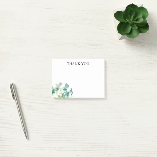Waterverf Oyster Shell Custom Post-it® Notes (Kantoor)
