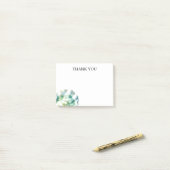 Waterverf Oyster Shell Custom Post-it® Notes (Op bureau)