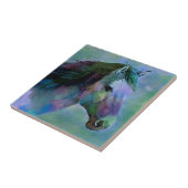Waterverf paard tegeltje (Zijkant)