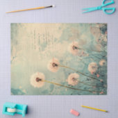 Waterverf Paardebloem pluis Decoupage Tissuepapier (Craft)