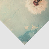 Waterverf Paardebloem pluis Decoupage Tissuepapier (Detail)