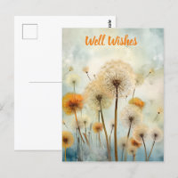 Waterverf paardenbloemen
