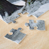 Waterverf Paardenbos sneeuw Legpuzzel (Zijkant)