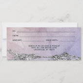 Waterverf Paars Black Silver Cadeaubon (Achterkant)