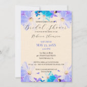 Waterverf Paars en Blauwgroen Vrijgezellenfeest va Kaart (Voorkant)