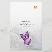 Waterverf Paars Vrijgezellenfeest (Achterkant)