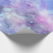 Waterverf Paarse blauw en roze Cadeaupapier (Hoek)