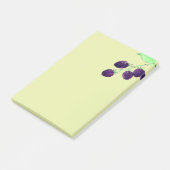 Waterverf Paarse Braam Botanisch Post-it® Notes (Schuin)