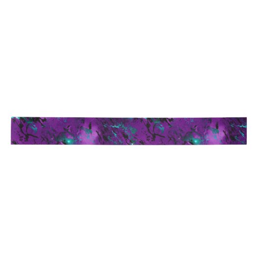 Waterverf Paarse en Blauwgroen marmer Galaxy Lint (Voorkant)