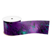 Waterverf Paarse en Blauwgroen marmer Galaxy Lint (Spoel)