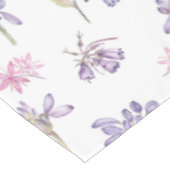  Waterverf Paarse Engelse bloemenpatroon Tafelkleed (Gekanteld)