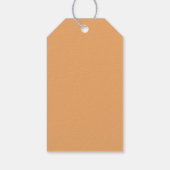 Waterverf Paarse Gingham Ghost Trick or treat Cadeaulabel (Achterkant)