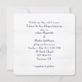 Waterverf Paarse Iris Bloemen op Wit Kaart (Achterkant)