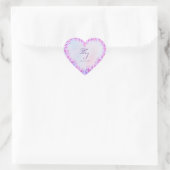 Waterverf Paarse Lila Sticker (Tas)