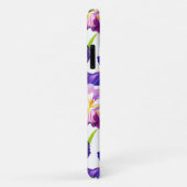 Waterverf Paarse Rustic Meadow Iris Flowers Case-Mate iPhone Case (Achterkant/rechts)