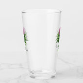 Waterverf Paarse Thistle Glas (Rechts)
