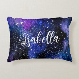 Waterverf Paarse Universum Accent Kussen