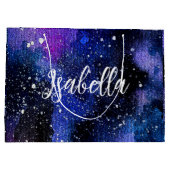 Waterverf Paarse Universum Groot Cadeauzakje (Achterkant)