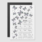 Waterverf Paarse Vlinders 2026 Kalender (Voorkant / Achterkant)