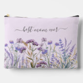 Waterverf Paarse Wildflower Meadow Etui (Voorkant)