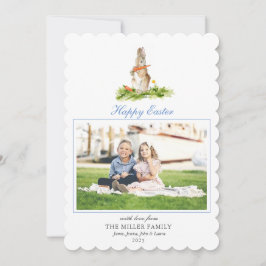 Waterverf Paasbundel Fotovakantiekaart bevestigen Feestdagenkaart