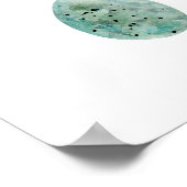 Waterverf paaseieren poster (Hoek)