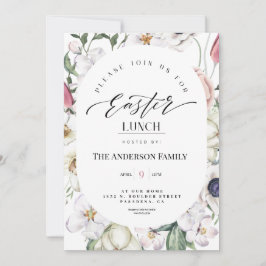 Waterverf paasmakerij in het voorjaar kaart