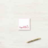 Waterverf paddenstoel post-it® notes (Op bureau)