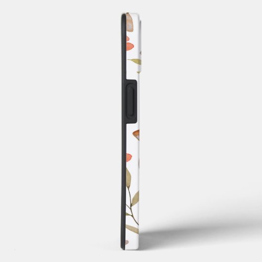Waterverf Paddenstoelen en bloemen Case-Mate iPhone Case (Achterkant / Rechts)