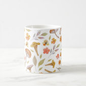 Waterverf Paddenstoelen en bloemen Koffiemok (Center)